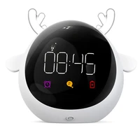 cute pet sheep deer alarm clock intelligent colorful electronic creative mini digita sleep kids desk table clock