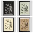 Анатомический художественный патентный принт человеческих органов, анатомический скелет, подарок для студентов, врачей, офисное украшение, картина для комнаты