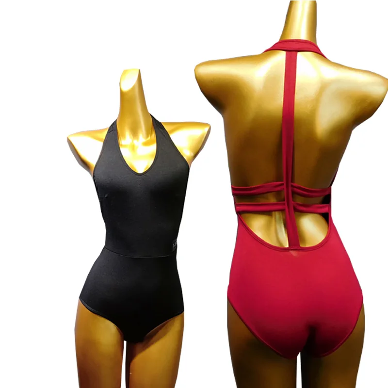 Топ для латинских танцев трико без рукавов r женский купальник лайкра спандекс