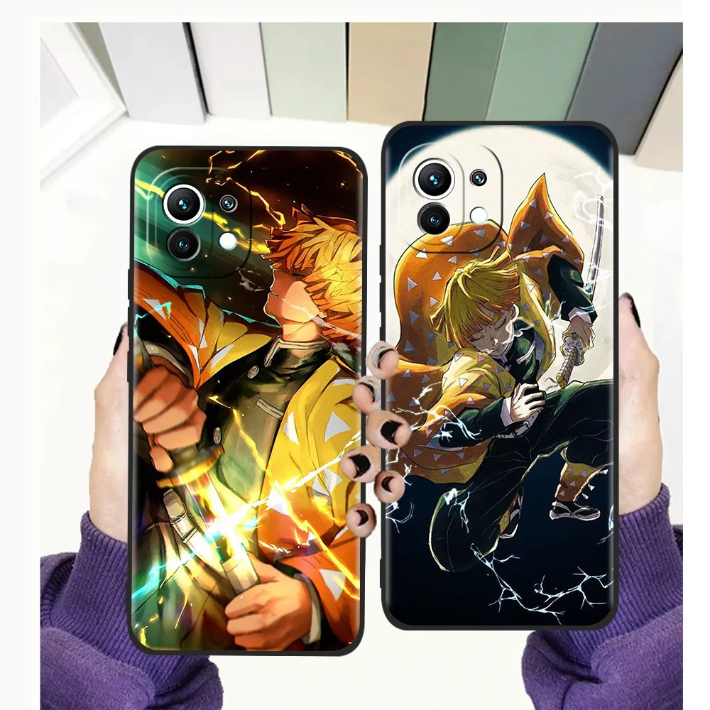 

Kimetsu No Yaiba Anime Phone Case for Xiaomi Poco F3 X3 X4 GT NFC M3 Mi 9T 11 Ultra 11X 11i Note 10T Pro Lite 5G Silicone Cover
