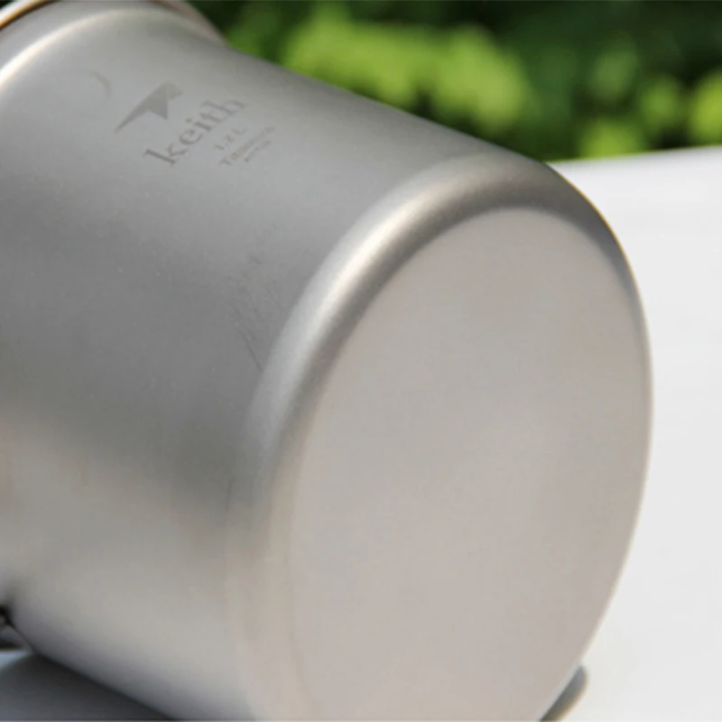 Набор кастрюль из титана Keith посуда для кемпинга сковорода и охоты путешествий