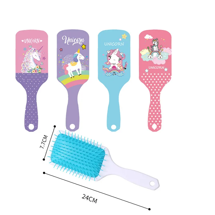 Антистатическая щетка для волос с милым единорогом 1 шт. массажная Расческа душа