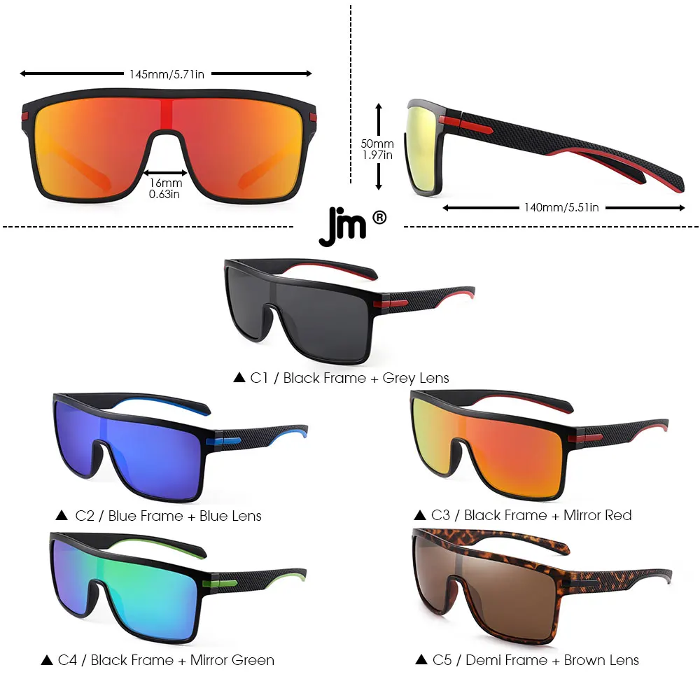 

Fashion Oversized Sunglasses Men Women Brand Designer Driving Goggle Shield