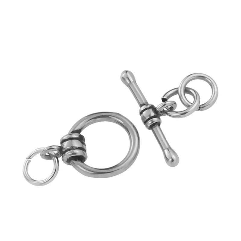 Застежка-молния из нержавеющей стали в стиле ретро 2 компл./лот разъемы для