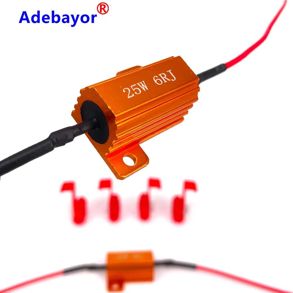 Резистор нагрузки для автомобиля 2 шт./компл. 25 Вт 6 Ом | Автомобили и мотоциклы