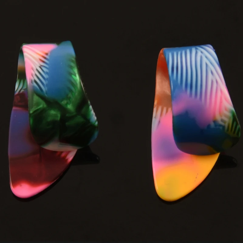 2 шт. пальца Гитары выбирает медиаторы целлулоид аксессуары Ran Цвета|Детали и для