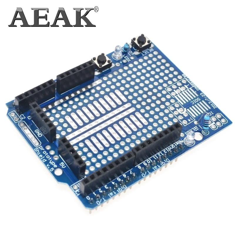 Бесплатная доставка 10 шт. макетная плата UNO Proto Shield с SYB 170 для ARDUINO UNO|proto board|arduino uno