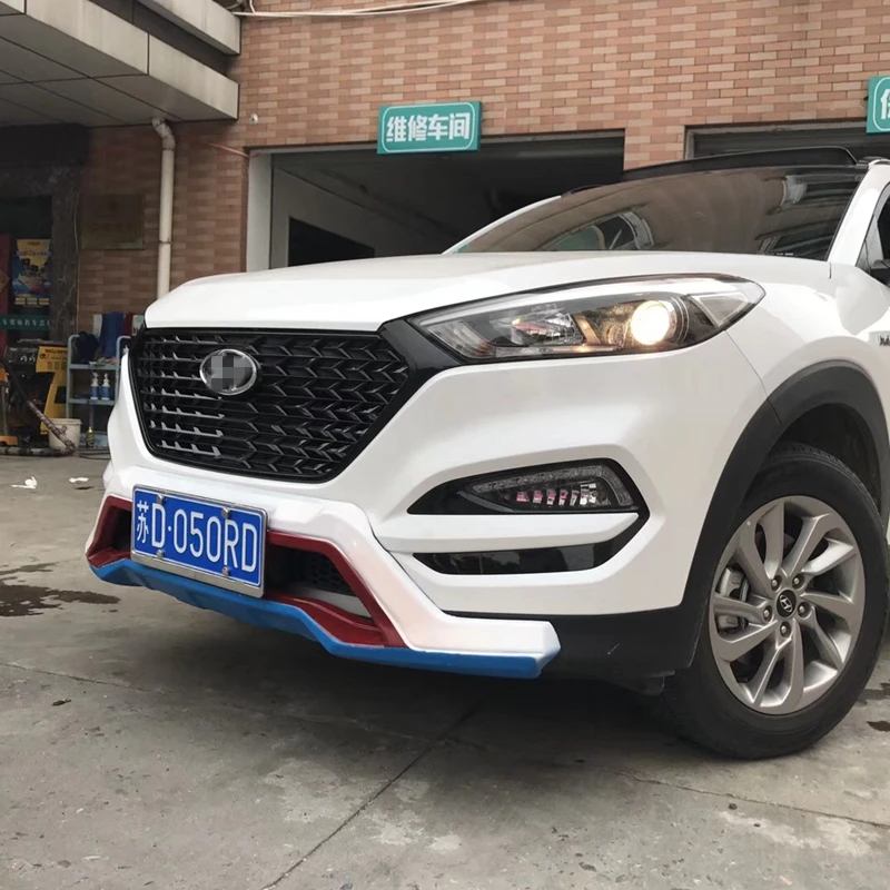 Для hyundai tucson 2015 2017 автомобильный Стайлинг ABS передняя крышка гриля отделка Авто