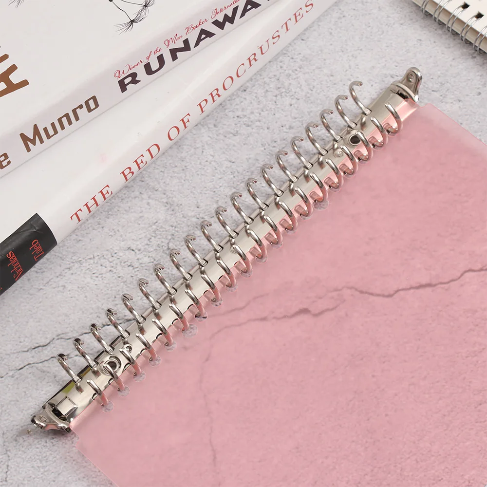 1 шт. A4/B5/A5/A6/A7 металлический зажим DIY Спиральные кольца в форме листа папка для файлов зажим для ноутбука аксессуары канцелярские принадлежности
