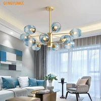 modern design iron ball chandeliers for living room bedroom home decoration indoor lighting fixtures contemporary hanging lamps