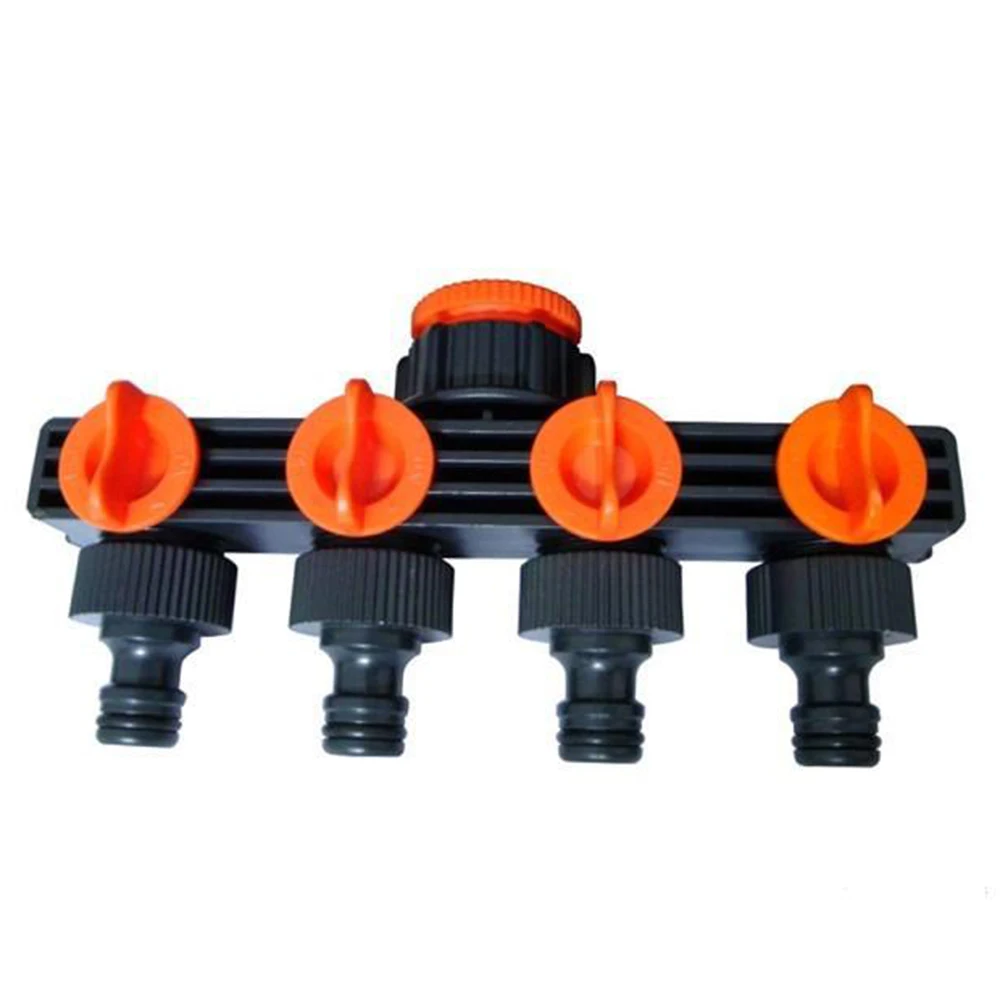 4 ходовой адаптер крана клапан для отключения садовых шлангов соединительный