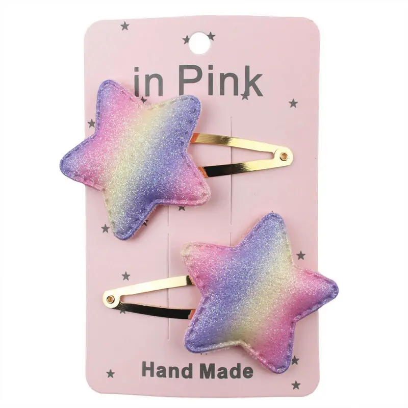 2 шт. заколки для волос с цветами и бантом из кожи аллигатора модные милые детские