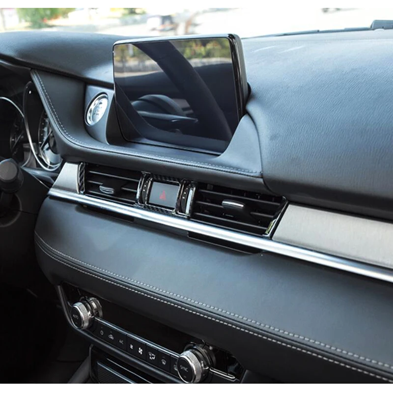 Для Mazda 6 Atenza M6 2019 2020 автомобильная консоль из углеродного волокна кондиционер