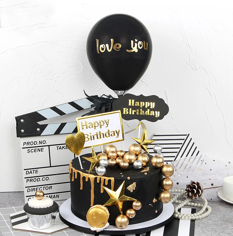 5 шт./лот прекрасный шар украшение для торта детский душ дня рождения вечеринки