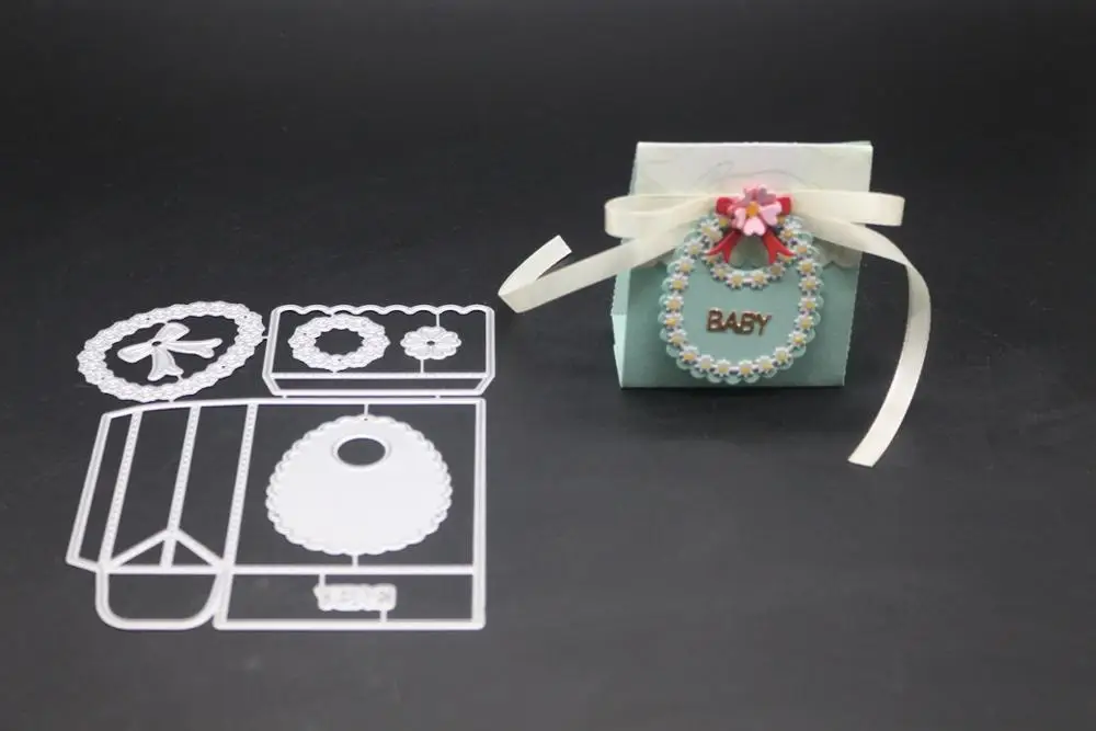 3D bag Scrapbooking candy box cutting die stencil Making Cards Album embossing craft paper metal cut template tool 2019 | Дом и сад