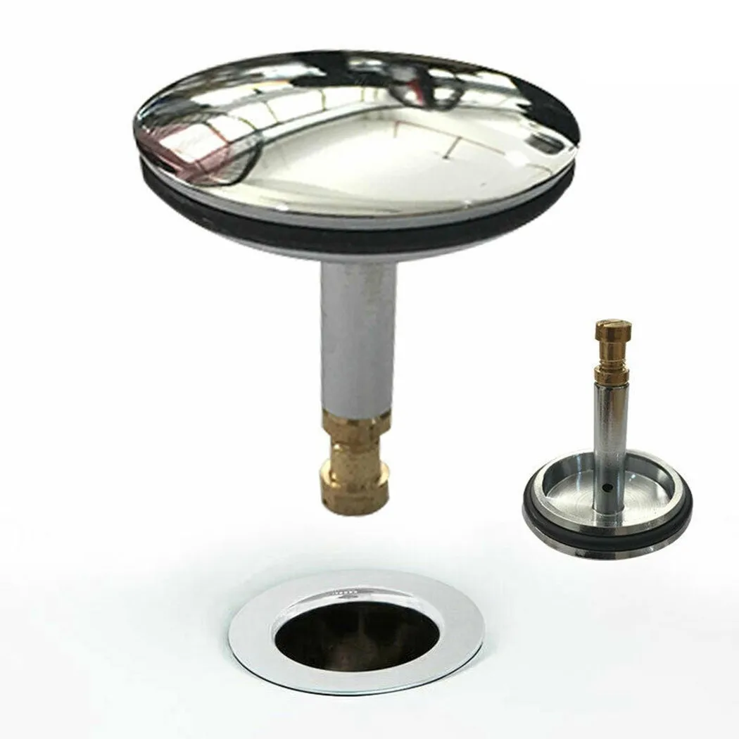 

1pc Sink Waste Plug 43mm Bathtub Drain Stopper Bathroom Bath Tub Sink Waste Copper Pop-Up Plug Replacement
