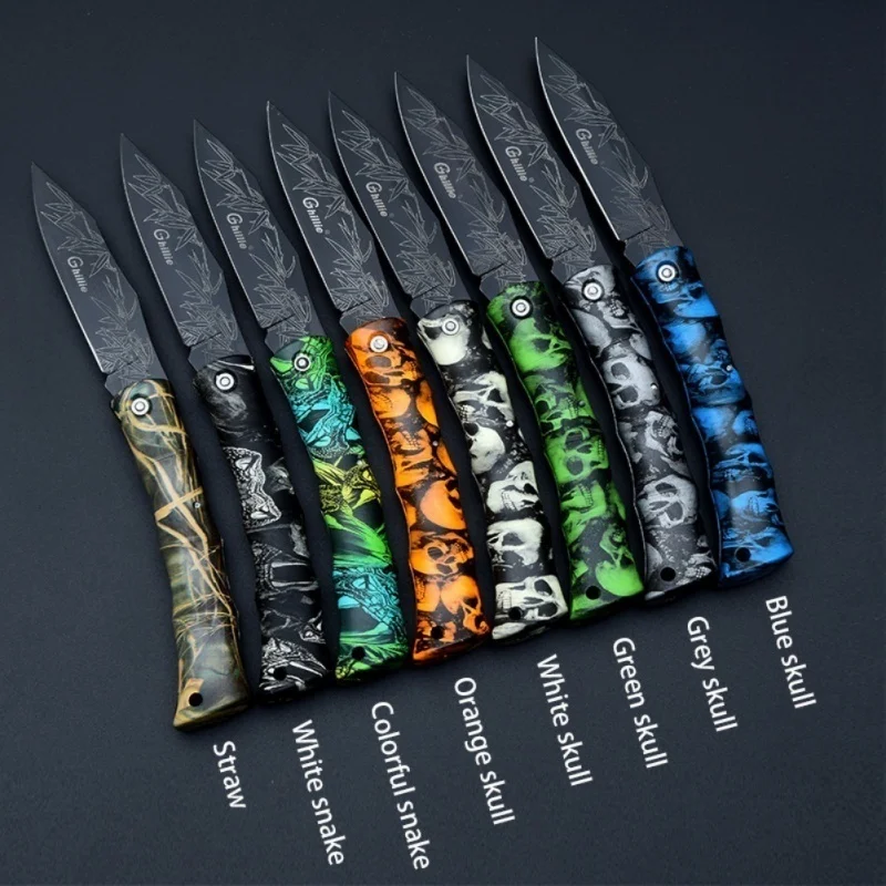 Складной карманный нож с ручкой из АБС для кемпинга и выживания мини лезвием