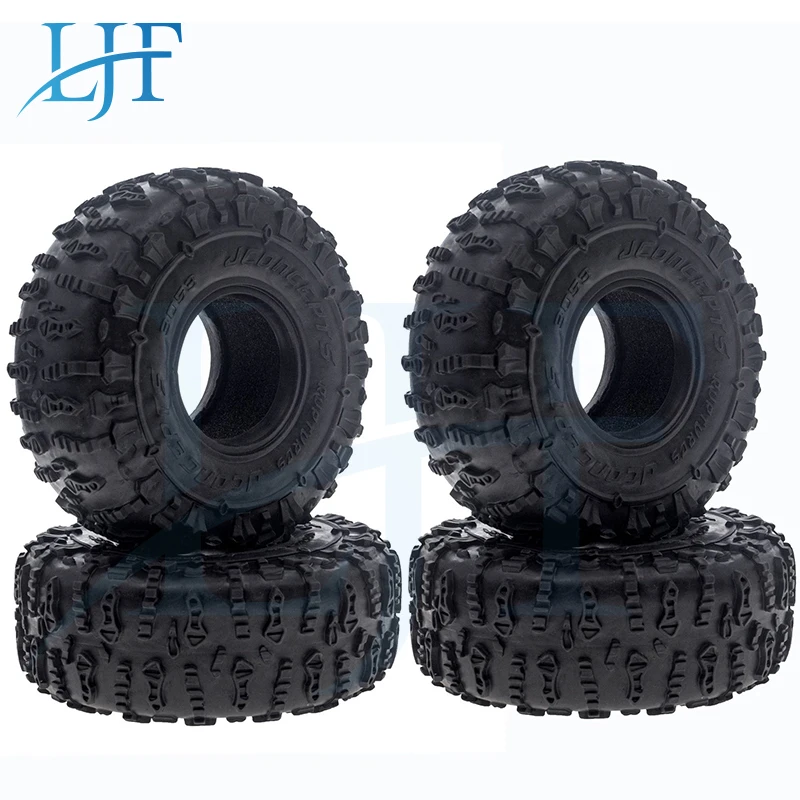 

4pcs 120mm 1.9" Rubber Rocks Tyres / Wheel Tires for 1:10 RC Rock Crawler Axial SCX10 90046 AXI03007 D90 D110 TF2 Traxxas TRX-4