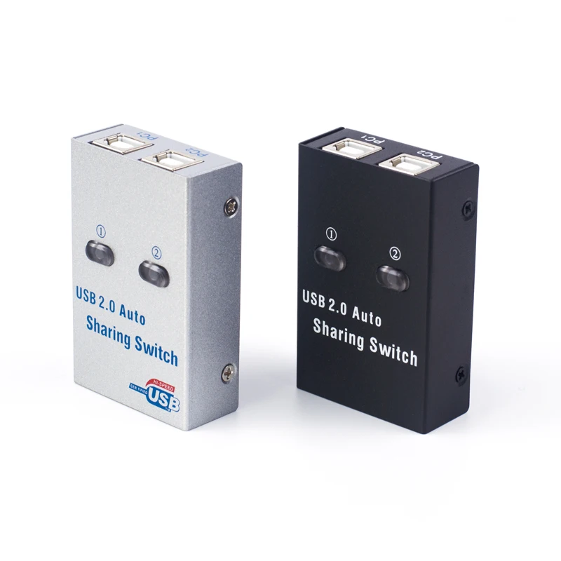 USB Авто переключатель 2 порта usb конвертер сплиттер для ПК поделиться