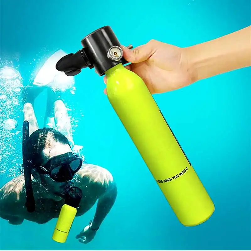 0.5L 3000PSI мини аквалангный кислородный резервуар для дайвинга дыхательная бутылка респиратор оборудование для подводного плавания камера для подводного плавания