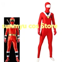 ninja sentai kakuranger red yellow black with inner hood and gloves cosplay costumecustom size customize halloween