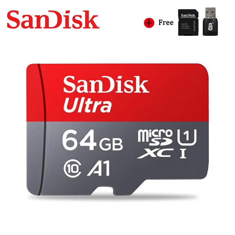 - SanDisk Ultra -sd 32  64  128  200  256   , 16   , 400    microSD A1 Class10 UHS-1 98