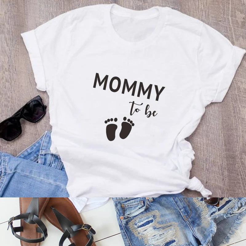 

Футболка для беременных с надписью «MOMMY to be»