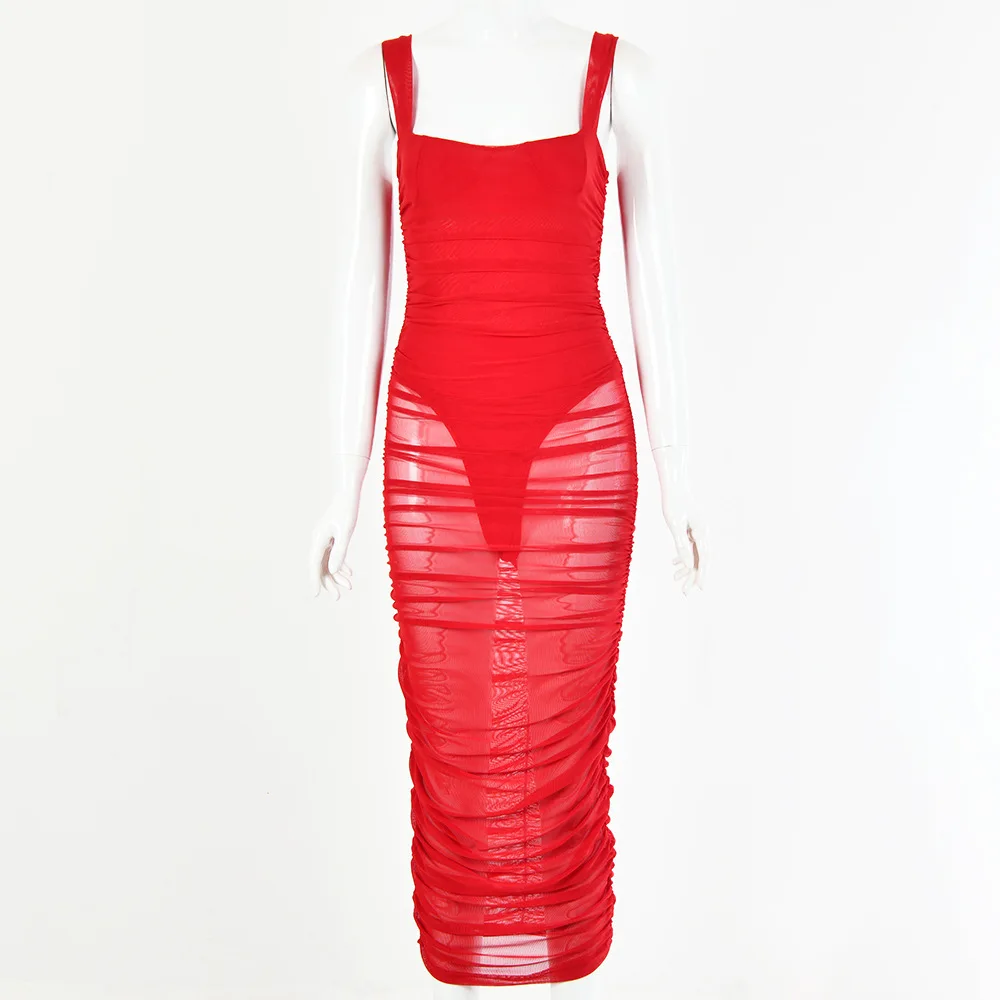 

Black Mermaid Dress Woman Sexy Long Skirt Bodycon Summer Club Streetwear Female Outfit Casual Midi