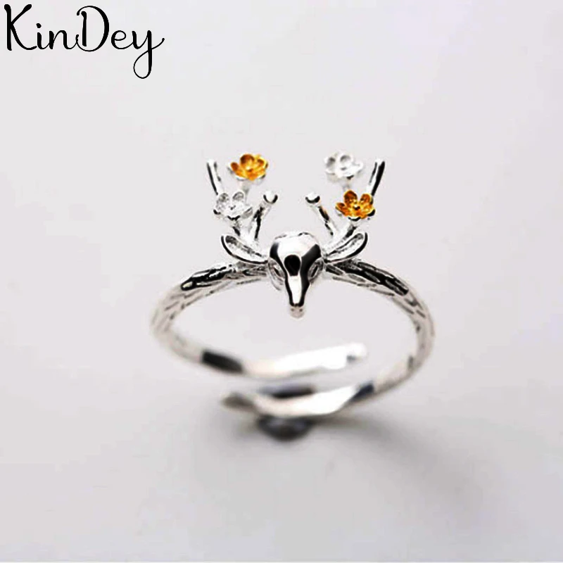 Новинка модные очаровательные олени ранние Ги бохо кольца для вечерние