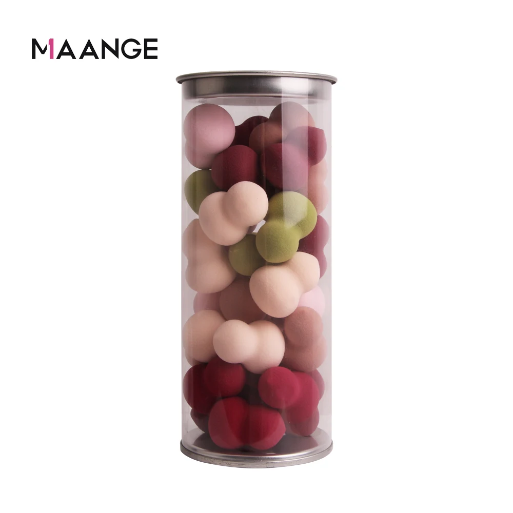 MAANGE 30 шт Мини Макияж Губка косметический слойка ровный смешивать тональный крем