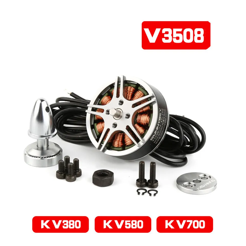 

SUNNYSKY V3508 Brushless Motor 380KV 580KV 700KV 4-6S Support 30A ESC for RC Multicopter