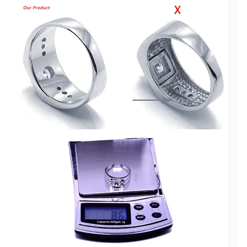 Роскошные обручальные кольца для мужчин белые медные крутые Модные мужские