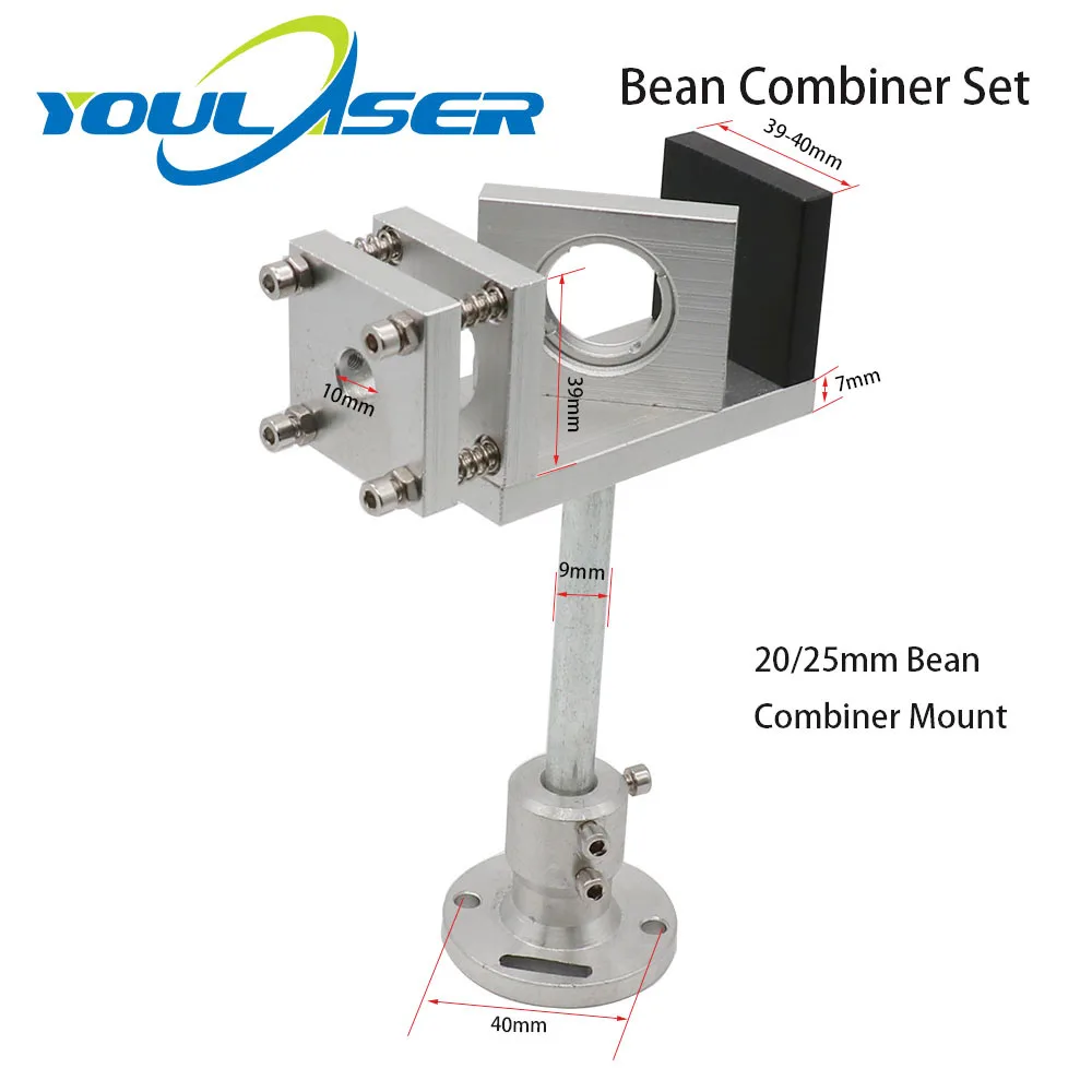 Набор лазерных лучей 20/25 мм ZnSe комбинированный лазерный луч + крепление лазерная