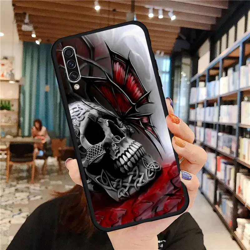 

Grim Reaper Skull Skeleton Phone Case coque funda cover For Samsung Galaxy A note S 9 10 40 50 71 30 21 s 20 E j4 plus M21 51