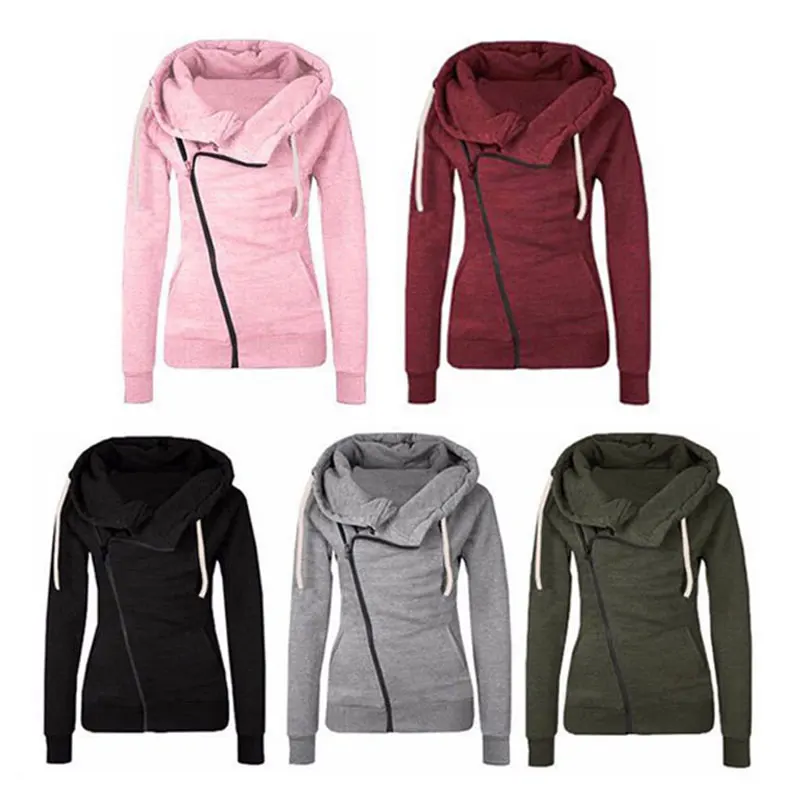 DUOUPA осенняя куртка красного цвета с отворотом и длинными рукавами капюшоном