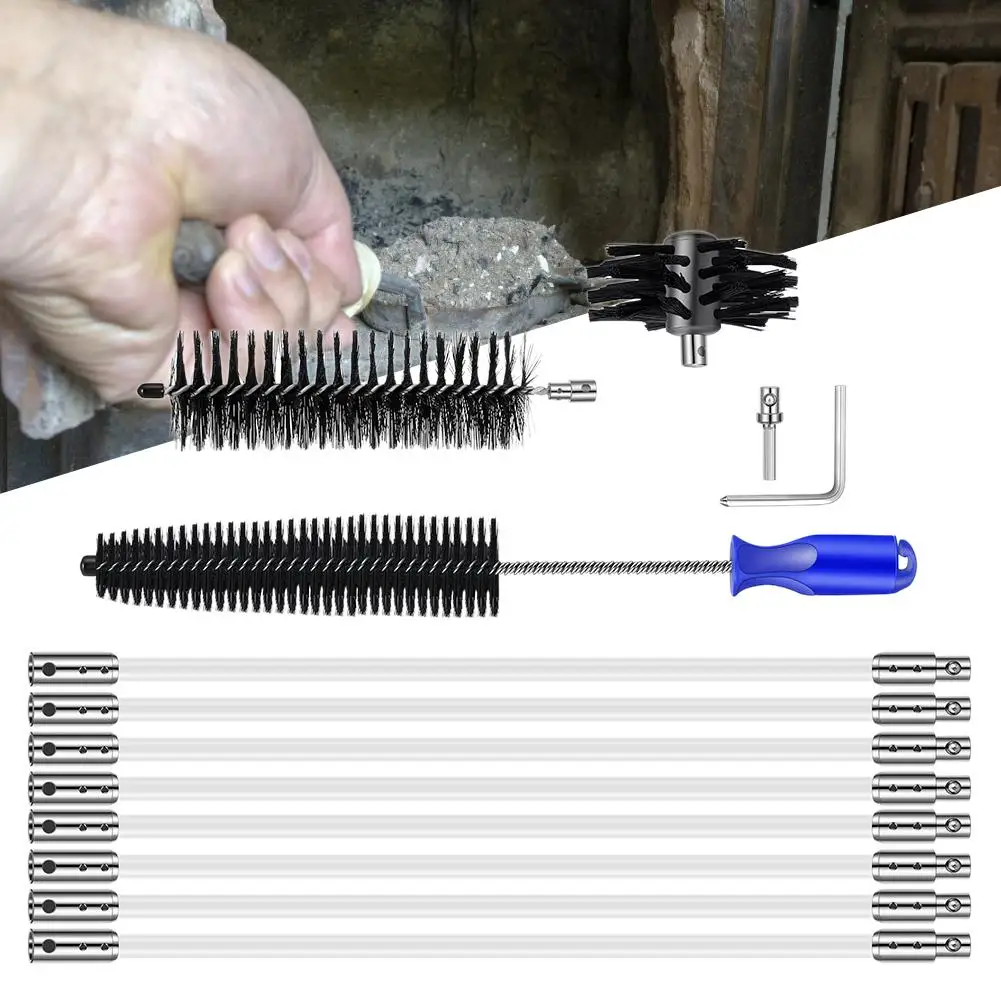 Набор кистей для труб 8 шт. набор чистки дымохода инструмент дноуглубления