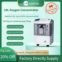 oxygen concentrator 10 liters 96 purity double flow portable oxygene concentrator oxygen machine home care medical atomizer 10l