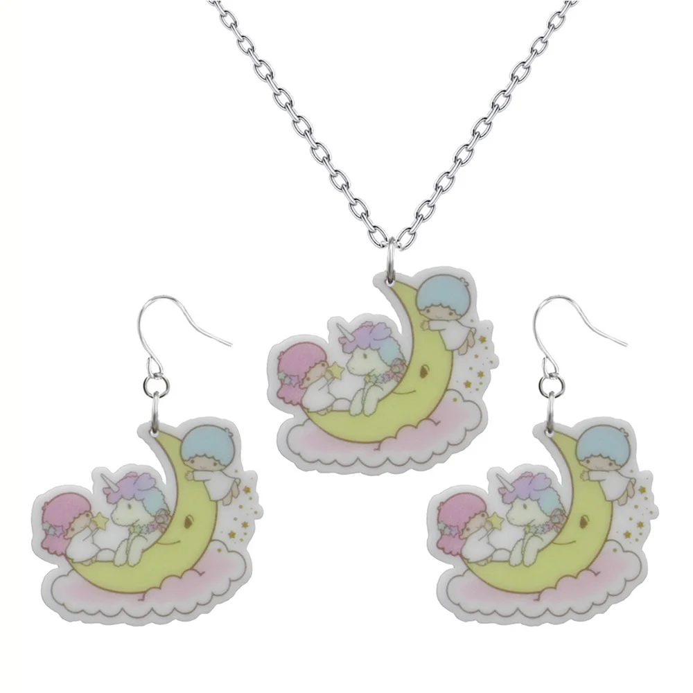 2019 модные Подарочные ювелирные изделия для девочек красивая луна подвеска