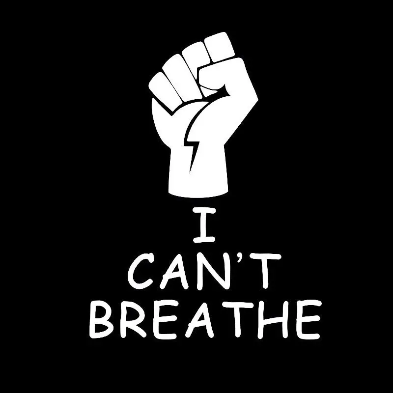 Я не могу дышать наклейки на стену автомобильная наклейка для ноутбука