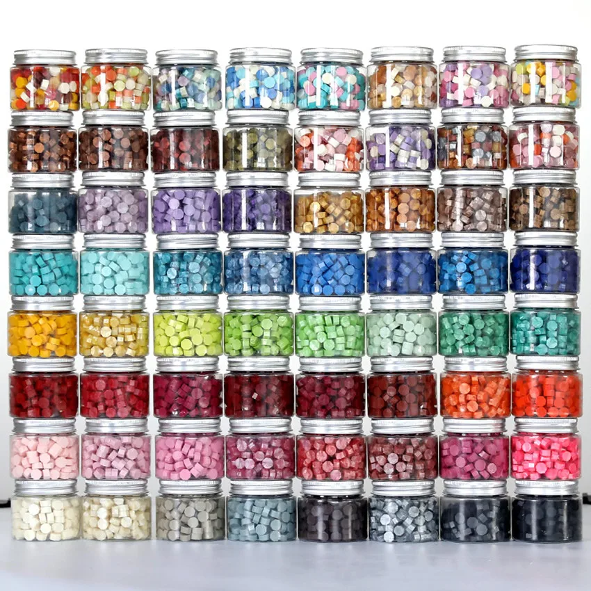 

Retro sealing wax seal plant seal wax printing 180psc wax printing beads for wedding invitation sealing wax seal making tool