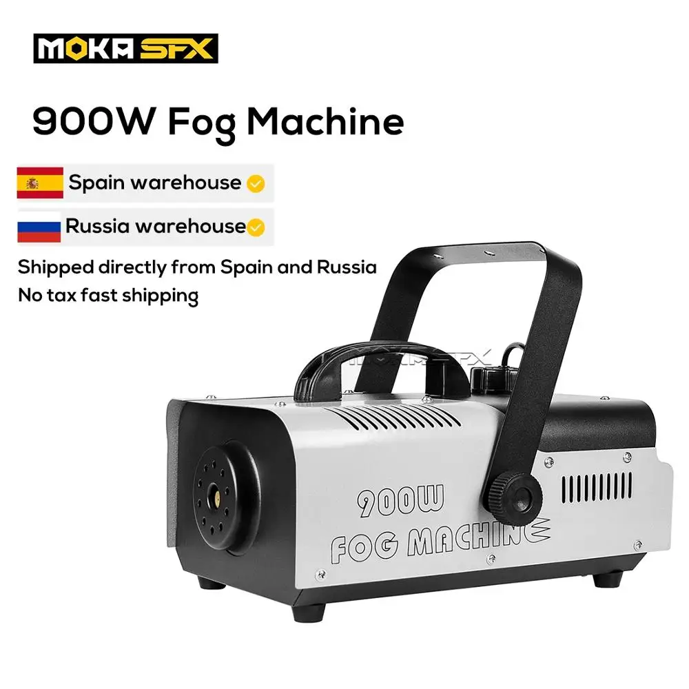 MOKA машина для тумана 900 Вт дыма пульт дистанционного управления DJ сцены Fogger