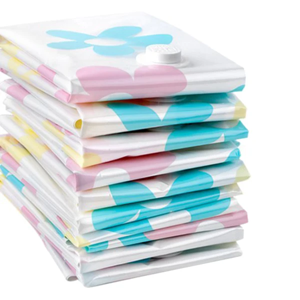 

11-Piece Vacuum Storage Bag Set with Hand Pump Vacuum Compression Bag Clothing Travel Hand-Rolled