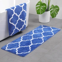modern geometric 45x120cm bath mat water absorb anti slip bathroom rug carpet soft warm floor mat for bathtub bedroom 8 colors