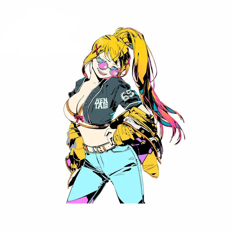 

Super Sexy Anime Style Hand Drawn Illustration Image Window Laptop Occlusion Scratch Car Stickers Camper Waterproof Vinyl Decal