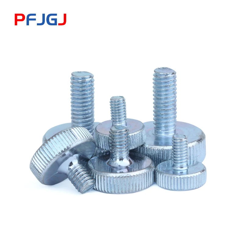 Peng Fa M3 M4 M5 M6 M8 M10 оцинкованный шнек с накаткой GB835 плоский шнек с ручным накатом большой конец шнек для накатки