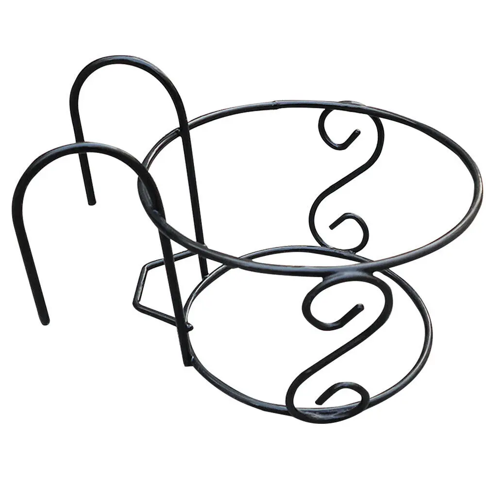 Подставка для цветочных горшков на балкон подвесная полка растений железная