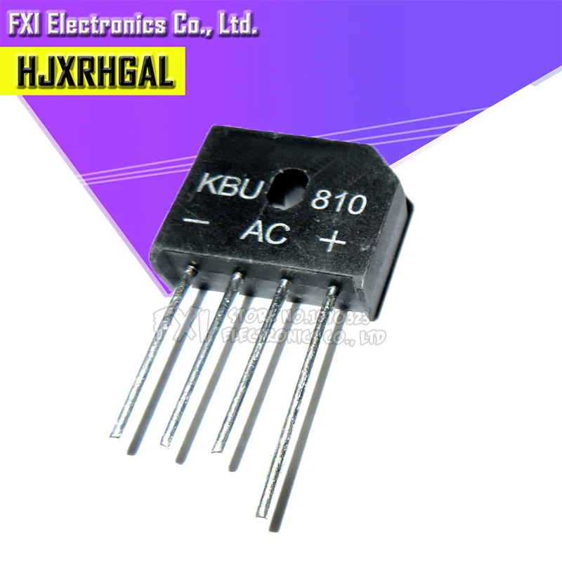 10 шт. диодный мост KBU810 1/2/8/1000 в новый оригинальный|rectifier bridge|rectifier diode bridgerectifier bridge |