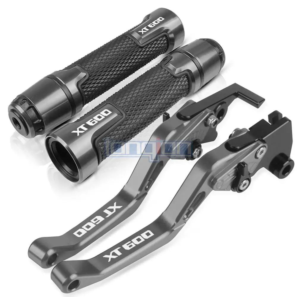 

Motorcycle aluminum Accessories XT600 1984-1986 Handle Grips Handlebar Short Brake Clutch Lever For YAMAHA XT600 1984-1986 1985