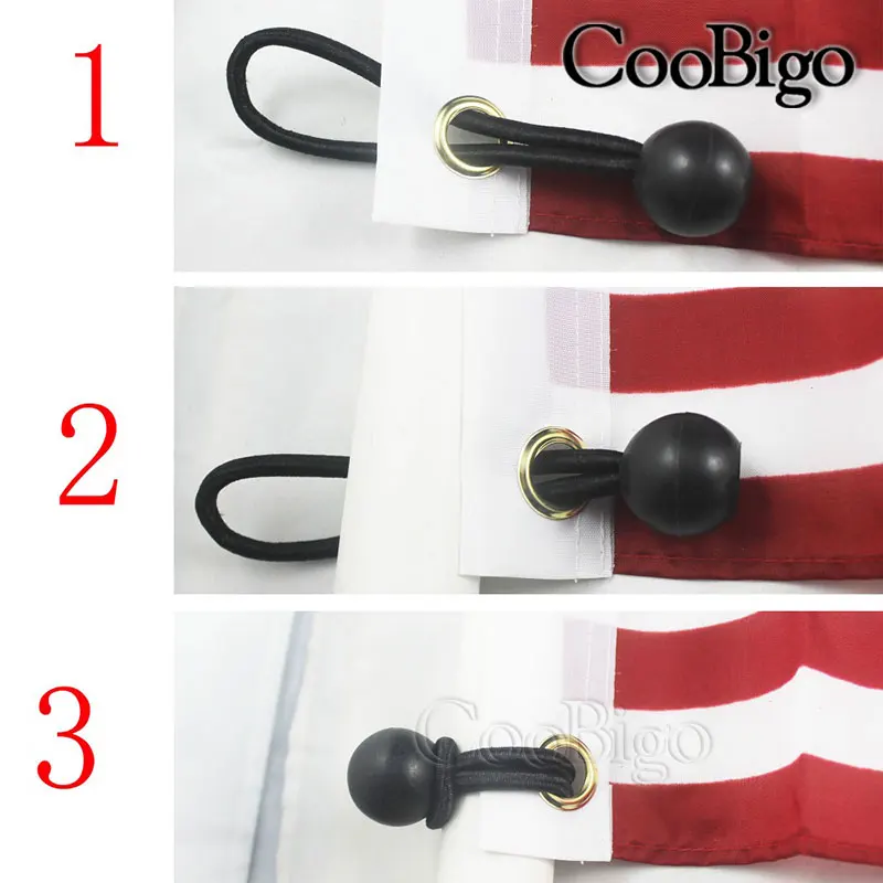 12 шт. Банджи шнур шарик брезент брезентовые стяжки для флагштока эластичный