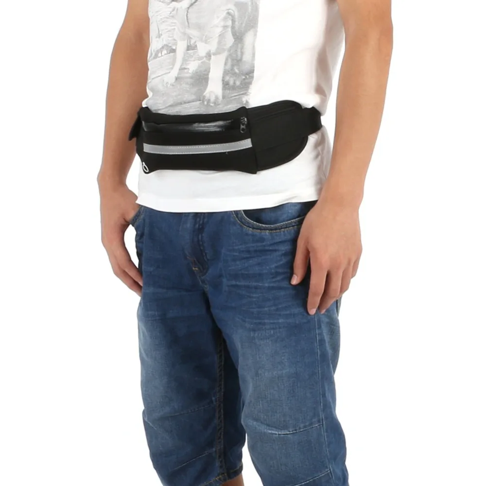 Уличная работает поясная сумка Водонепроницаемый мобильный телефон держатель